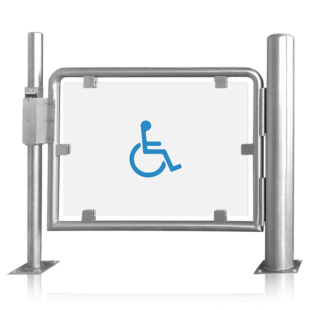 Porta / Barreira de acessos aço inox BMR 850